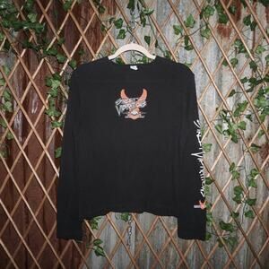 Large - Vintage Y2K street vibrations 00s harley LS shirt